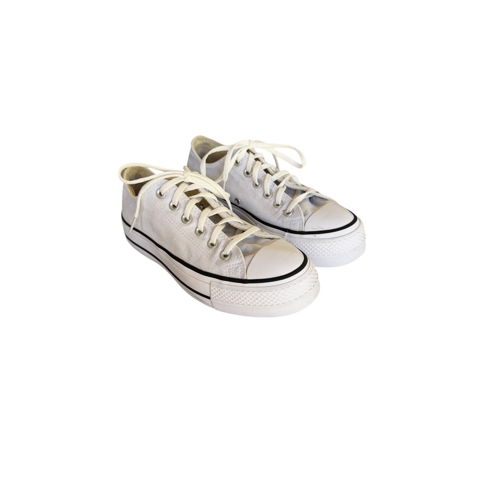 Converse Chuck Taylor All Star Lift Platform Sneakers White Women 8.5 US Low Top - Picture 3 of 10